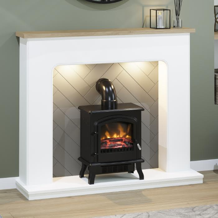 Flare Sennen inglenook fireplace