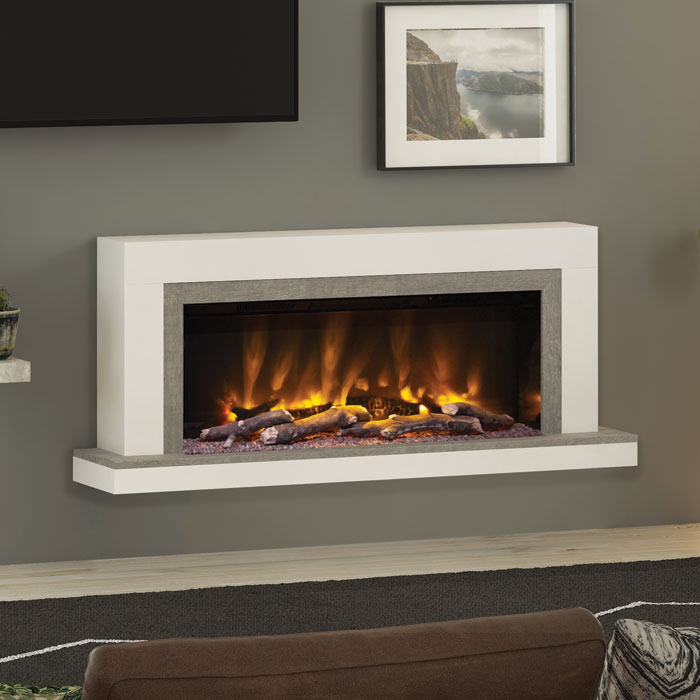 Elgin & Hall Pryzm Vardo electric fireplace suite